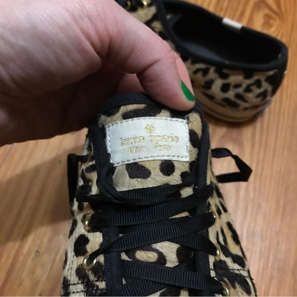 Keds Kate Spade Animal Hair Leopard Print Sneakers, EUC, 7.5 - Picture 13 of 13